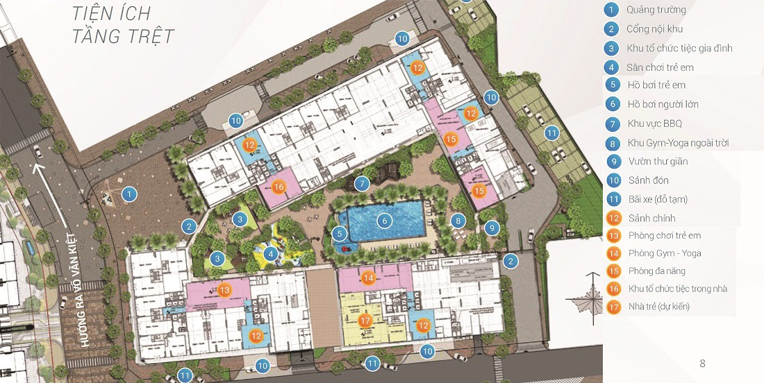 Tiện ích Akari City