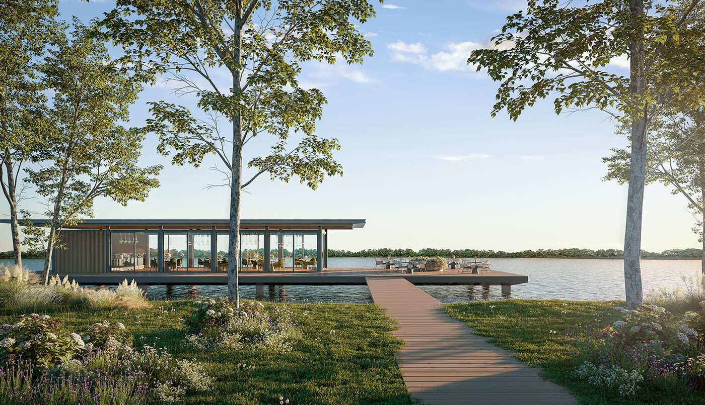 Nhà hàng thực dưỡng trên sông