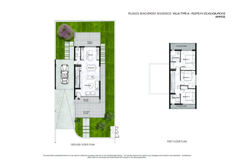 Mặt bằng Villas 3PN