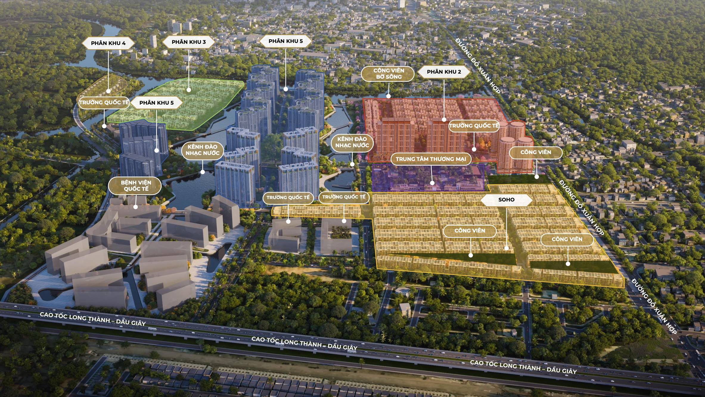 Mặt bằng tổng thể The Global City