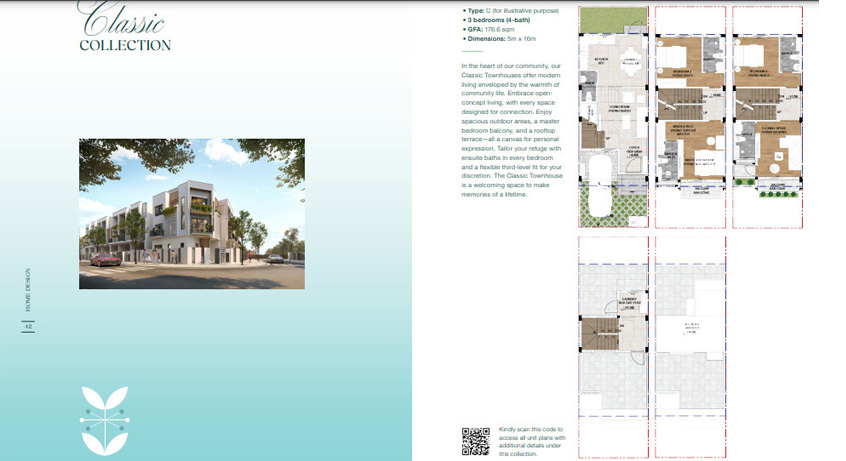 Mặt bằng Classic Townhouses