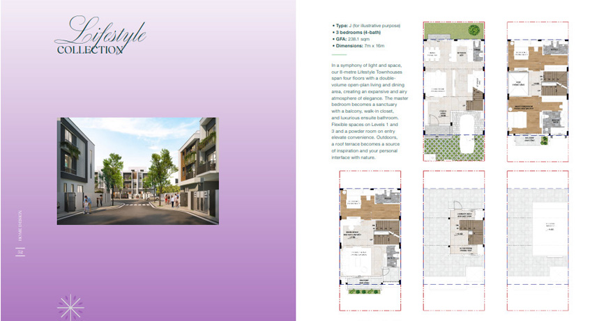 Mặt bằng Lifestyle Townhouses